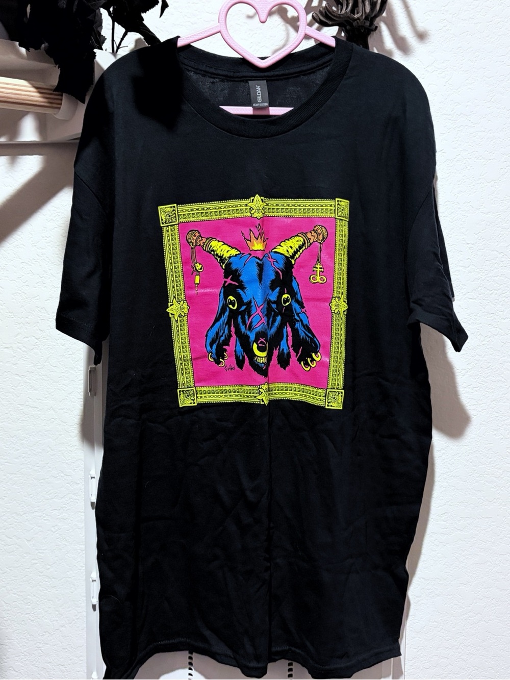 Satanic Goat black t-shirt Size L